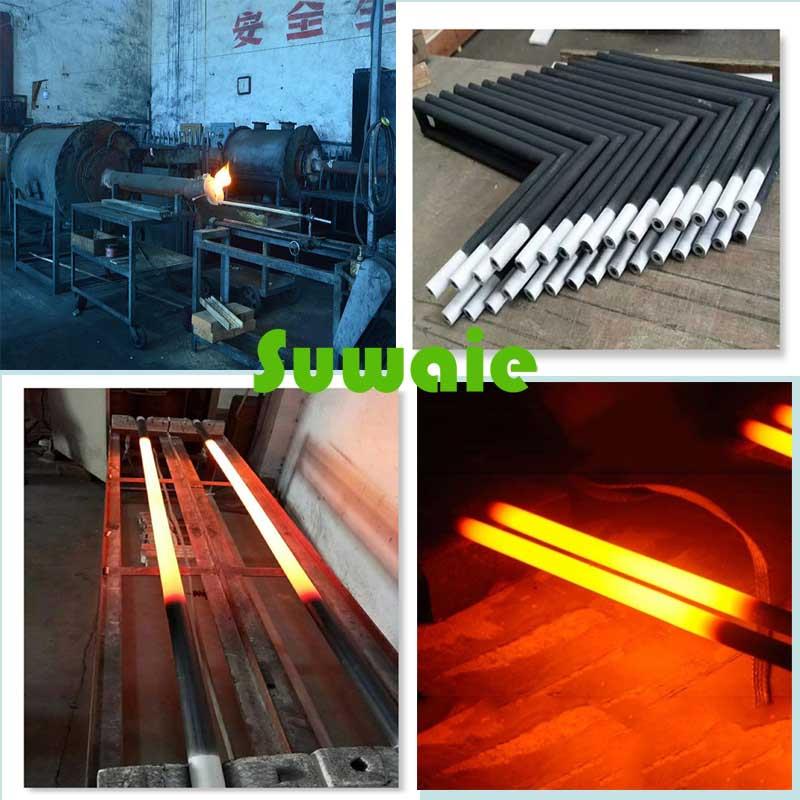 Процес нагрівання стрижня карбіду кремнію типу W Type W Silicon Carbide Heating Rod process